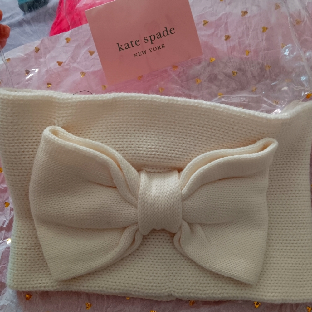 Kate Spade bow scarf